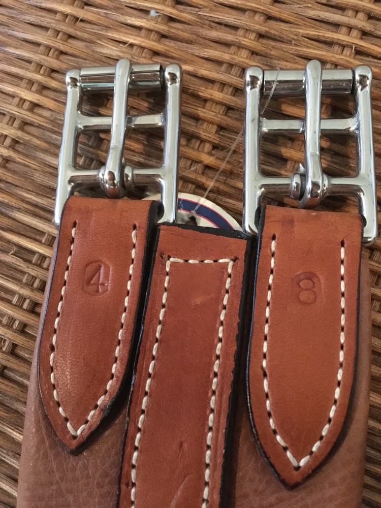 NWT Tan 48” Long Girth Blue Ribbon 