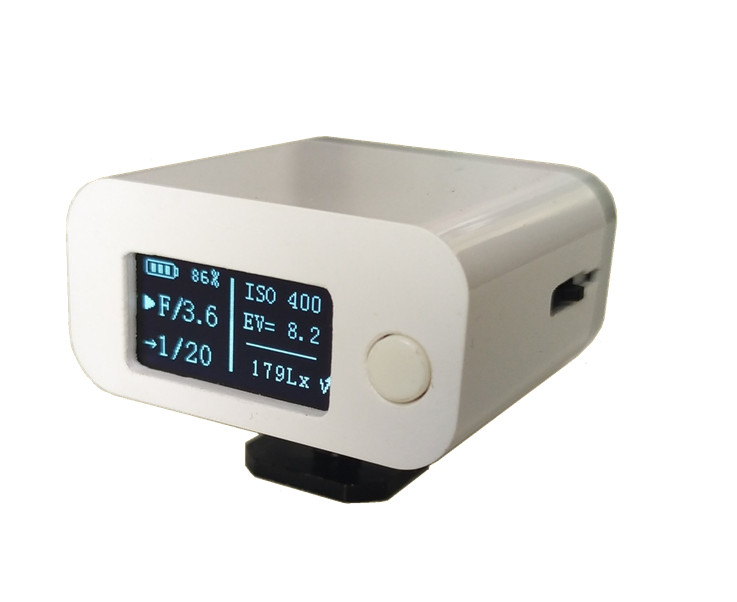ZB-M08 Camera Light Meter Set-top Reflection Incident Light Metering Luminometer
