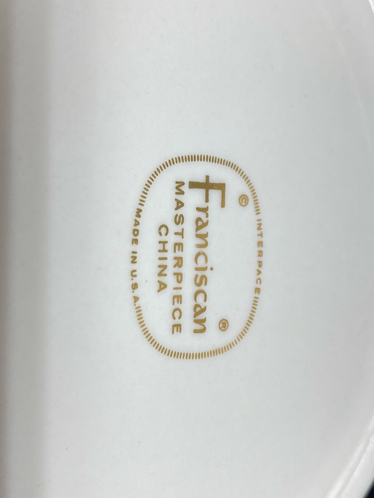 Franciscan "CONSTANTINE" Masterpiece ~ USA ~ 5 Cup Coffee Pot, Creamer, Sugar