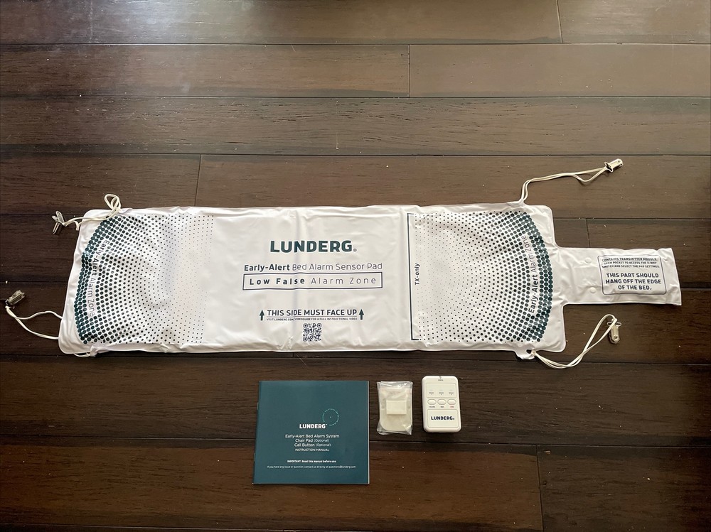 Lunderg Early Alert Bed Alarm System Alarm Pad Wireless Sensor