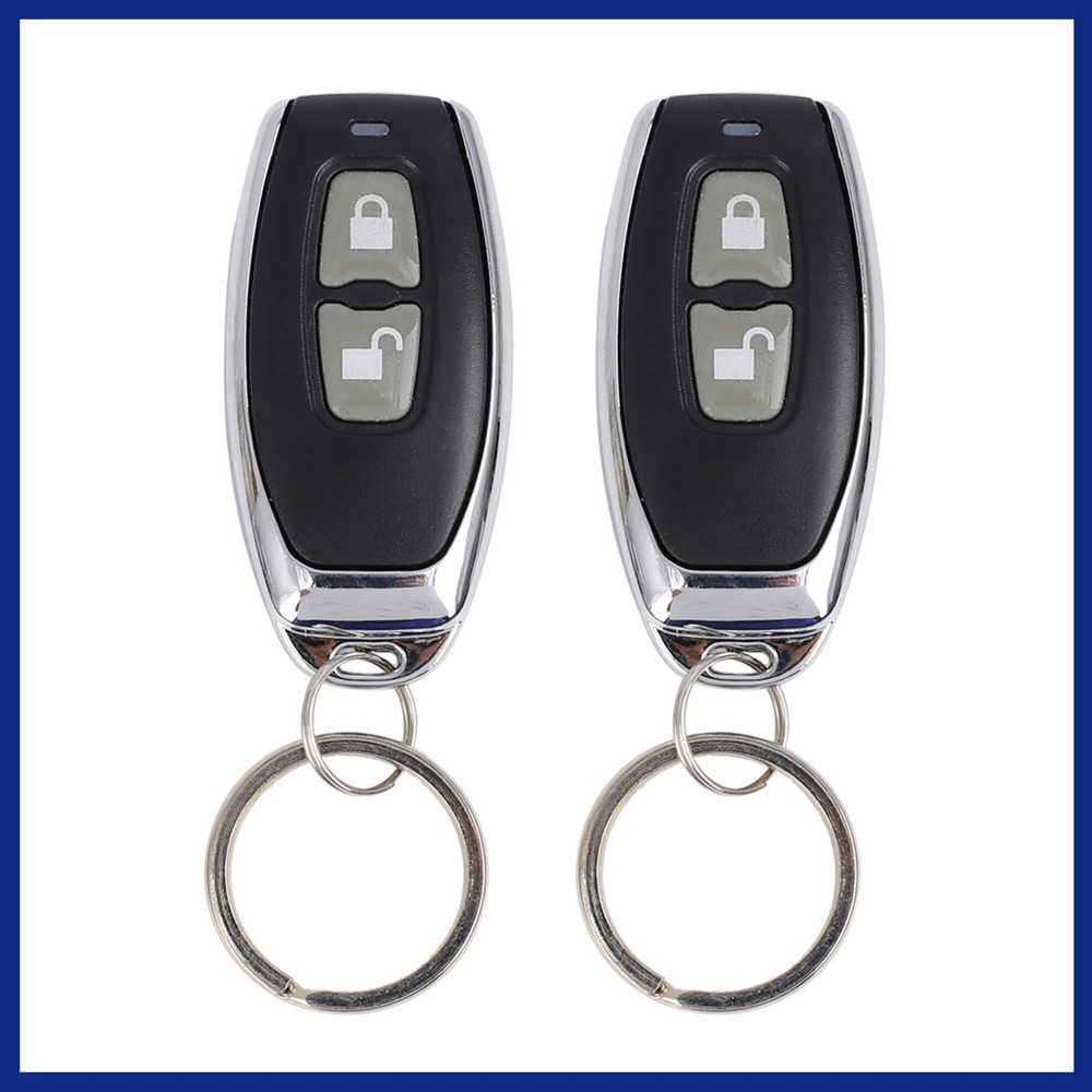 4 Doors Car Central Lock Locking Keyless Entry System Kit with Remotes 12V