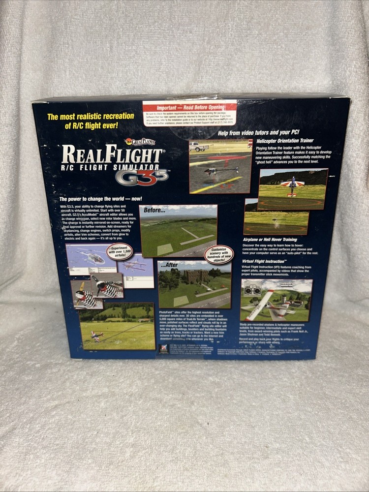 Great Planes Real Flight Simulator g3.5 w/ RC Interlink Controller COMPLETE
