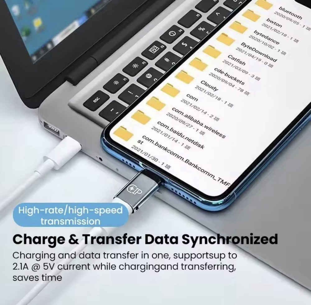 USB Cable Converter iPhone To USB C Adapter 20W iOS to Type-C