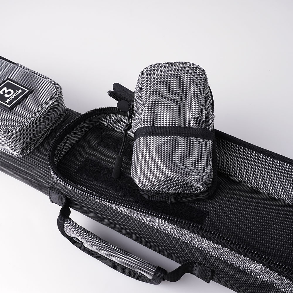 3Seconds Hard Cue Case Black x Gray (3B5S)
