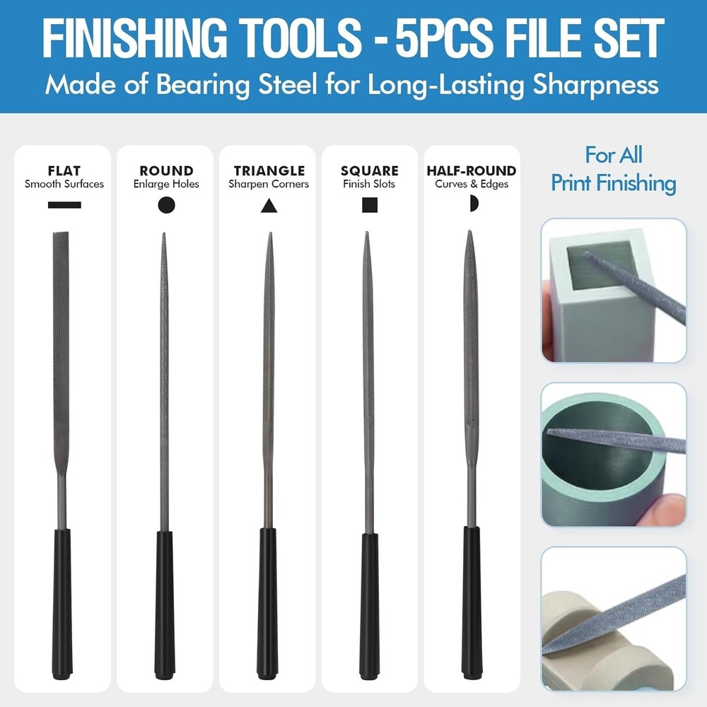 38PCS 3D Printer Tools, 3D Printer Tool Kit with Nozzle Cleaner, Scraper, Files,