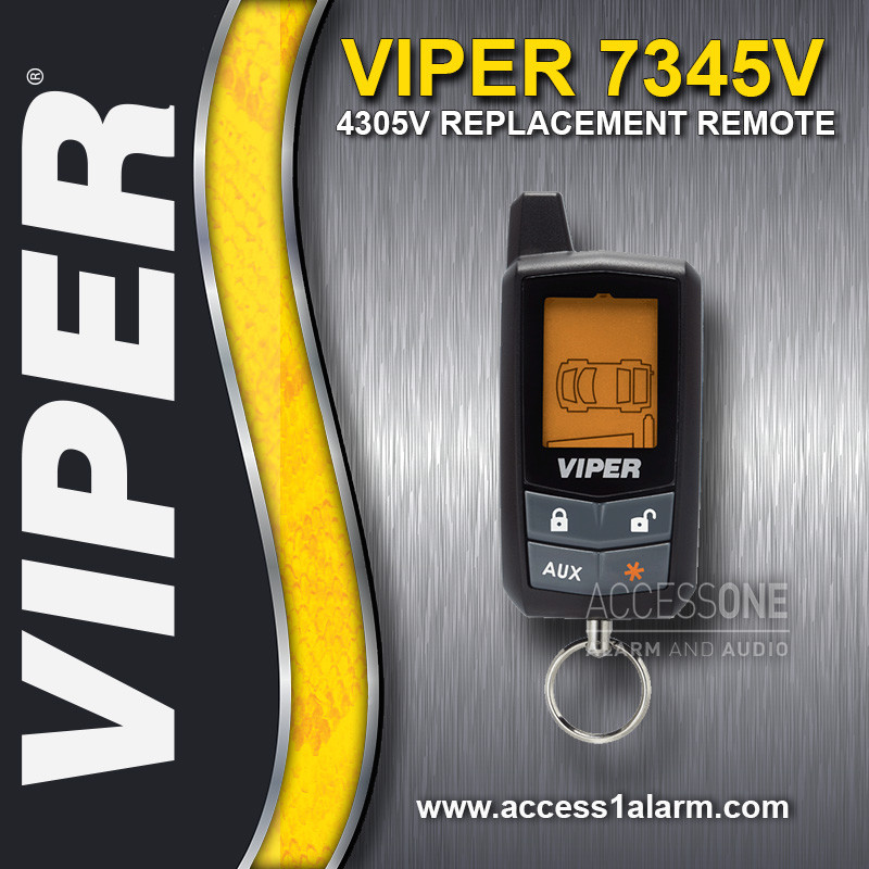 Viper 7345V 2-Way LCD Replacement Remote Control For The Viper 4305V System