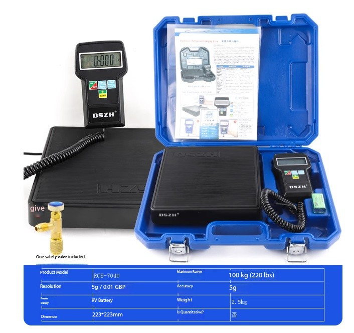 Refrigerant Electronic Scale Quantitative Filling Scale Refrigerant ChargingTool