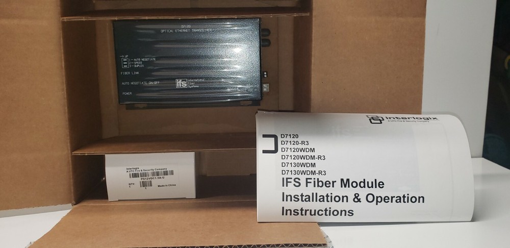 IFS Optical Ethernet Receiver D7120 Interlogix GE Security
