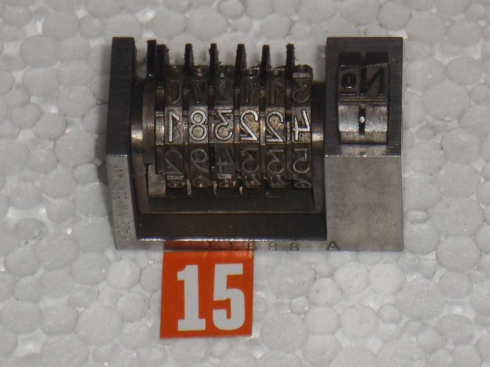 KEY | letterpress numbering machine | 15