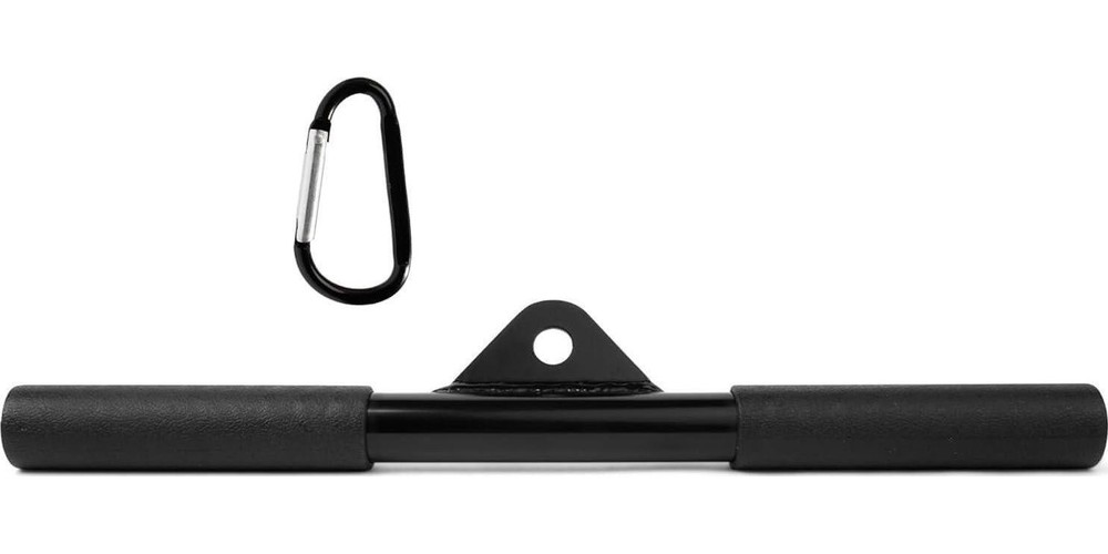 EVMT Compact 15-Inch Pulldown Bar - Essential Home Gym Equipment, Durable LAT