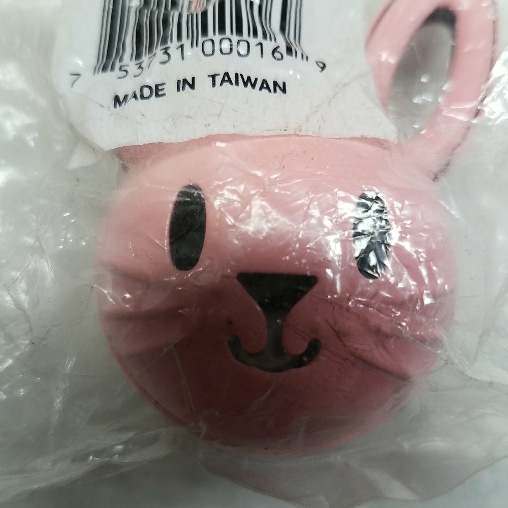 Pink Bunny Head Bell