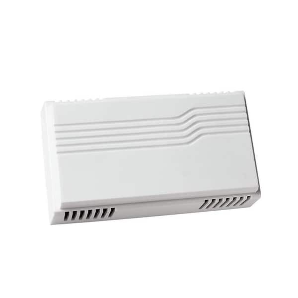 2-Note Classic Wired Doorbell Chime - White, Traditional Design