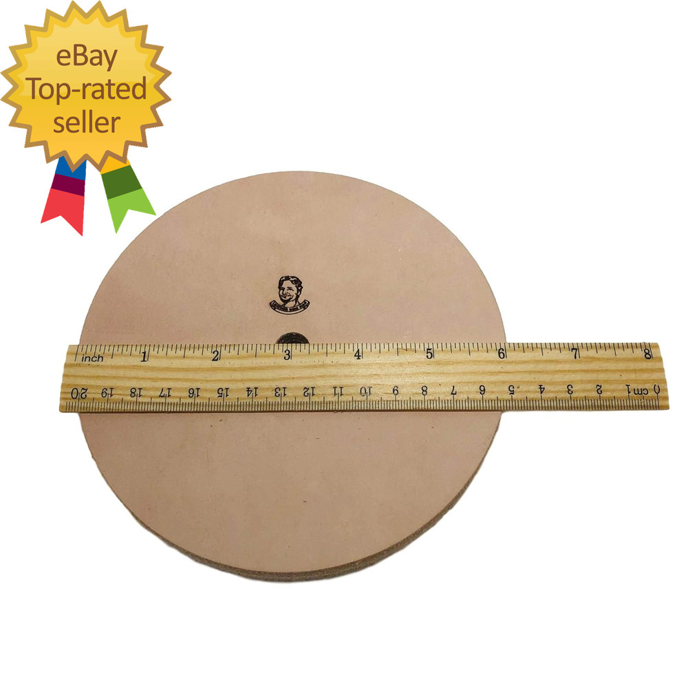 6" (3/4" Width) Leather Honing/Stropping Wheel Fits 1/2" Arbor Buffing