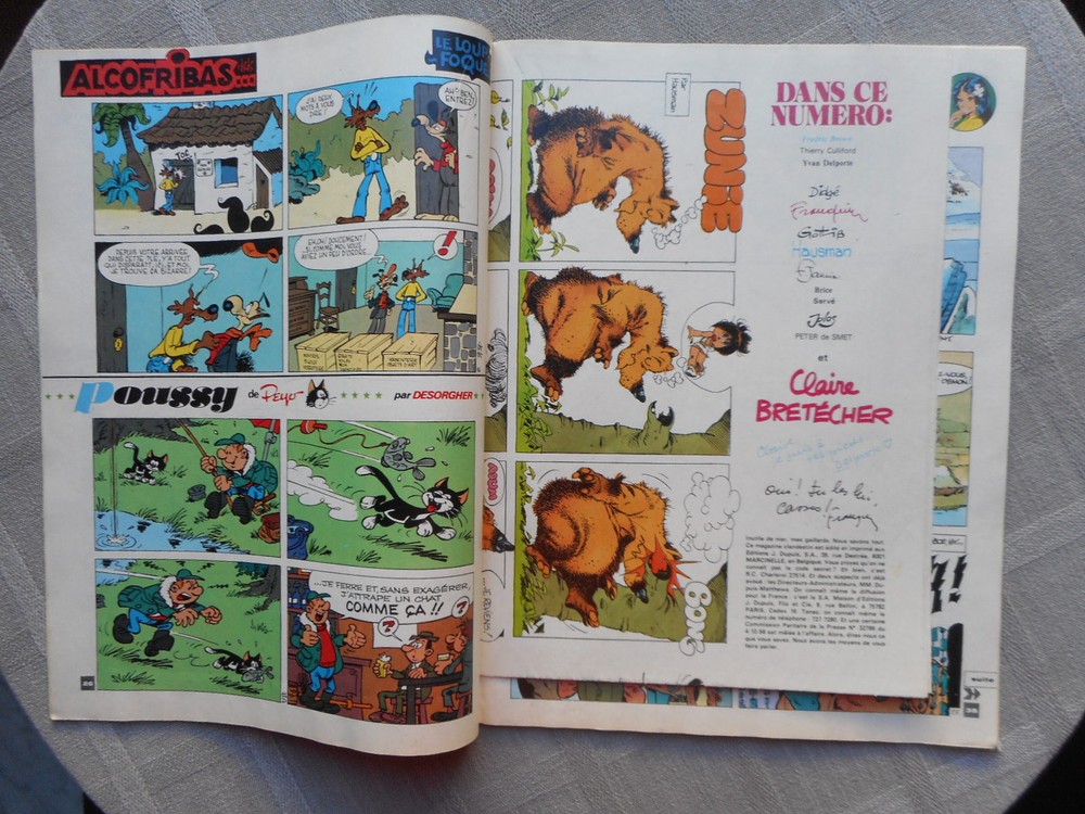 Spirou Weekly No. 2038 Good Condition With Supplement