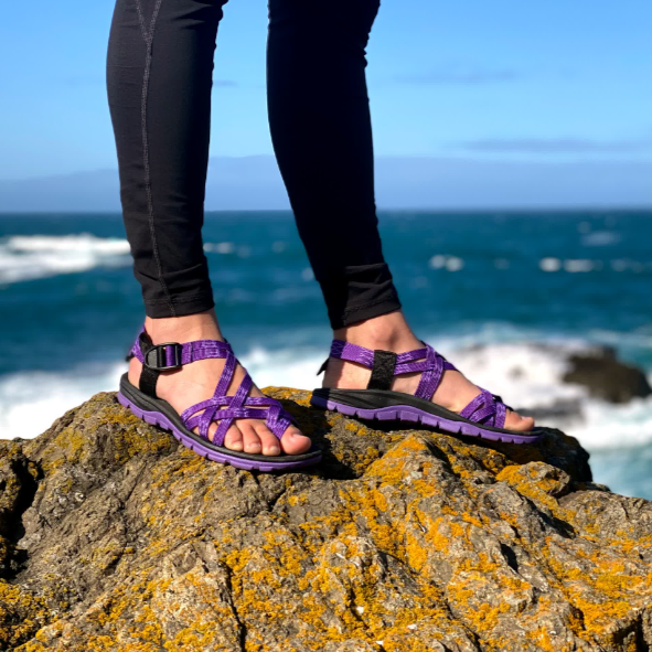 Women's Kaiback Sierra Strappy Hiking Sandal | Cute Casual Comfort with Tread