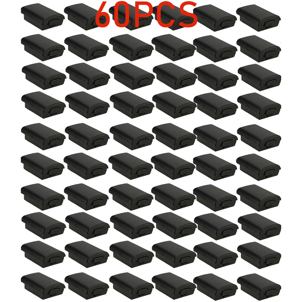 Black AA Battery Back Cover Case Shell Pack For Xbox 360 Wireless Controller 60X