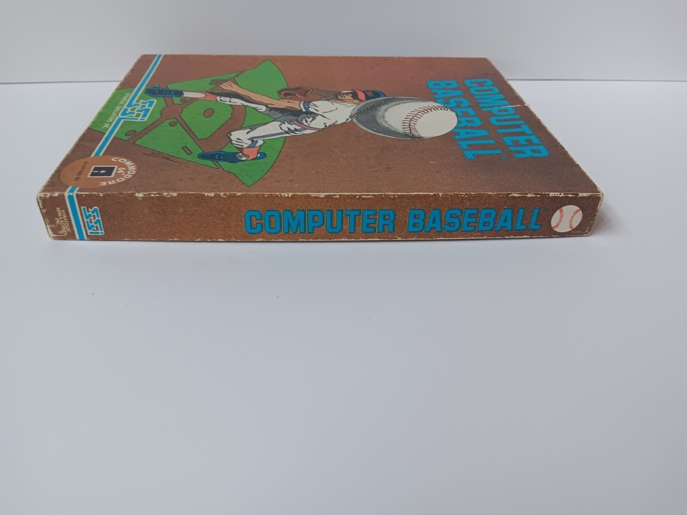 Computer Baseball Commodore 64 Mini Strategic Solutions Box Only - Damage, AS IS