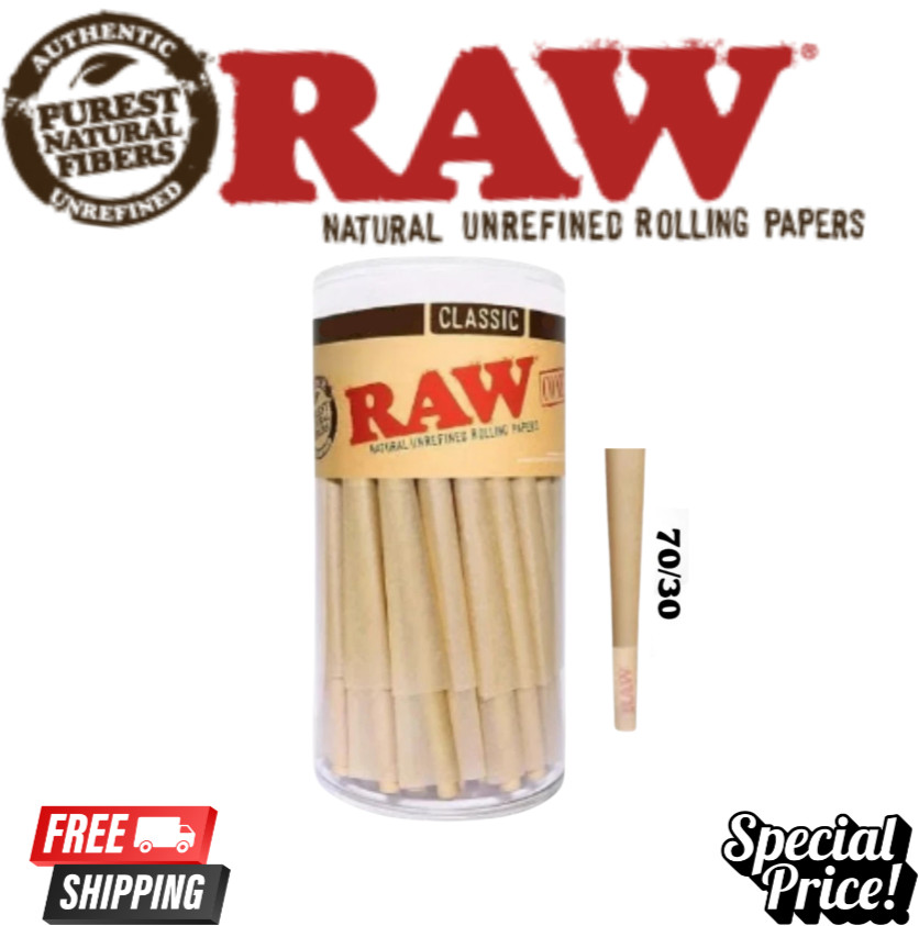 RAW Cones Single Size 70/30 Dogwalker – 54 Pack