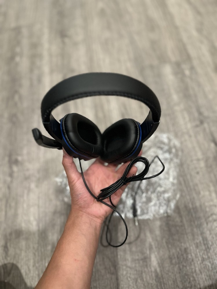 Xbox Blue And Black Gaming Headset Wired