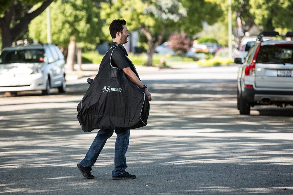 MOBIC Protective Folding Bike Carry Bag with Back Pack Tote