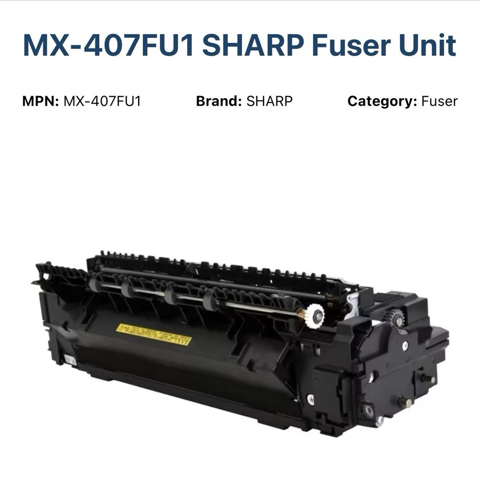 Sharp MX-407FU1 Fusing Unit Printer Fuser Brown For Sharp Compatible Replacement