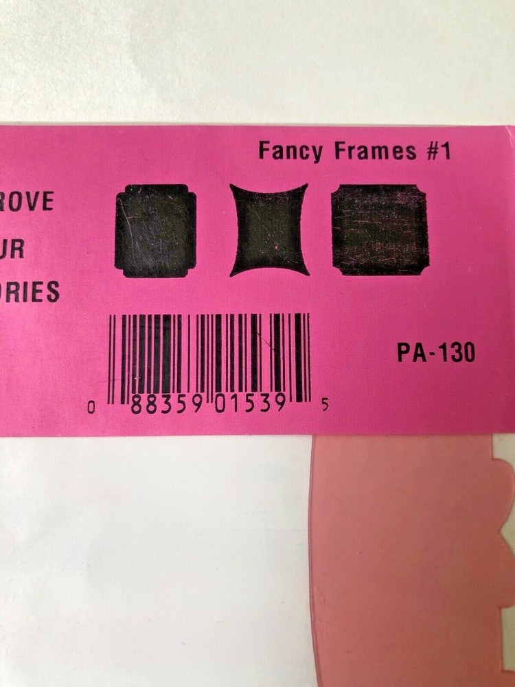 C-Thru Deja View Templates - Fancy Frames 1 - PA130 - NEW