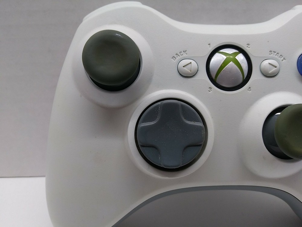 Official Microsoft Xbox 360 WHITE Wireless Controller Genuine OEM Tested