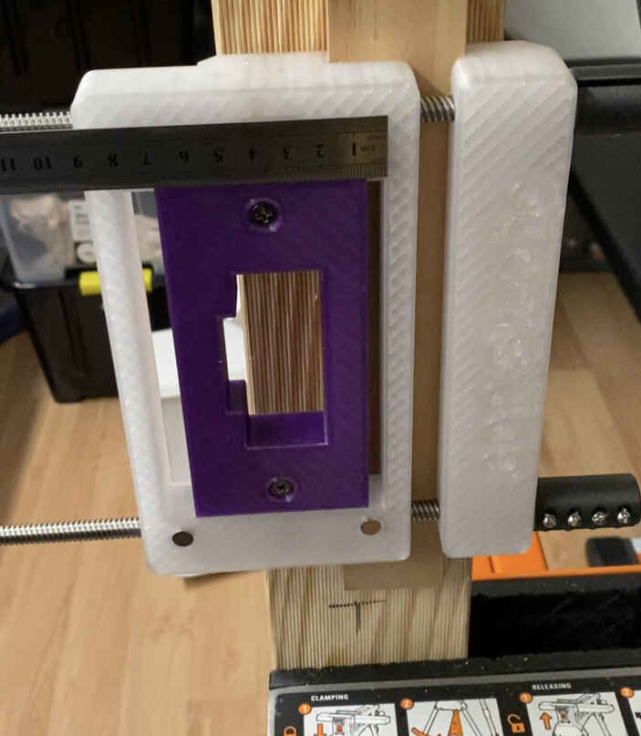 Lock Strike Plate Routing Jig