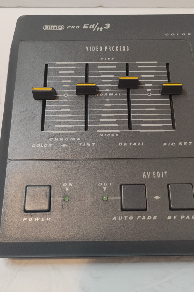 1991 Pro Ed/it 3 Video Processing Center COMPLETE *Tested & Working*