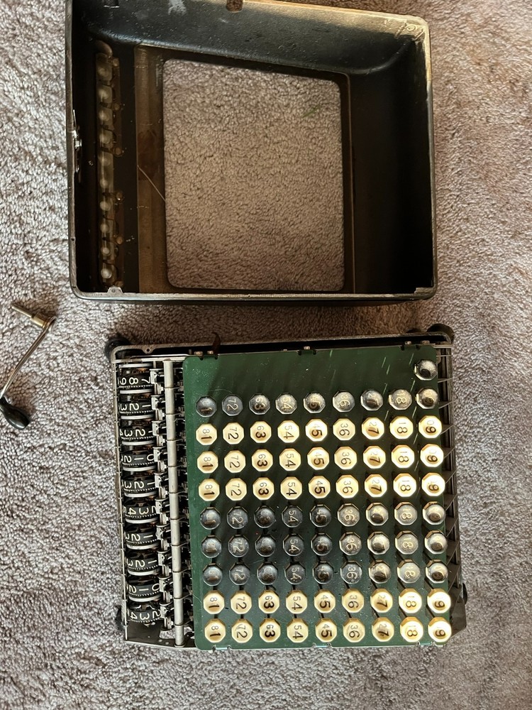 Burroughs Key Calculator Adding Machine Keys Locked Needs Fixing