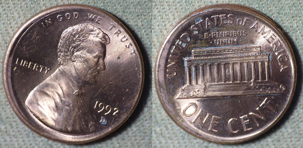 Errors : 1992D Cent MAD IREC2540