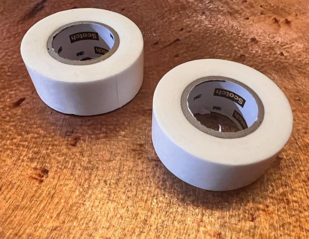 Paper Tape Writable Labeling Translucent Decorating Packaging Repairing 2 Rolls