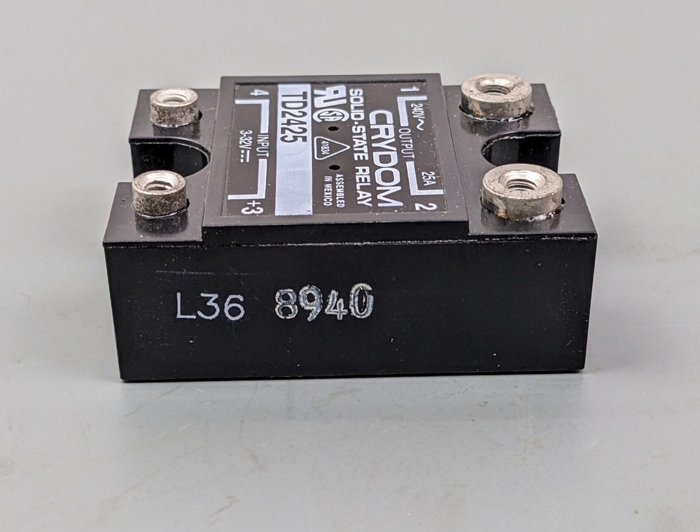 CRYDOM TD2425 Solid State Relay Module, 3-32V Input, 240V 25A AC