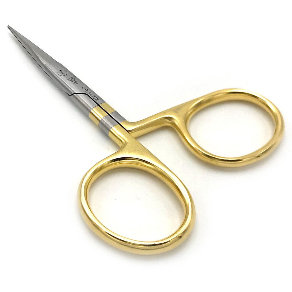 DR. SLICK TWISTED LOOP SCISSORS - 4" All Purpose Fly Tying Serrated Blade NEW!