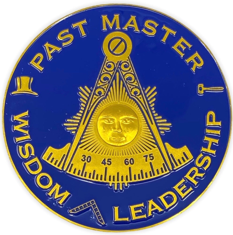 Past Master Wisdom Leadership Car Emblem