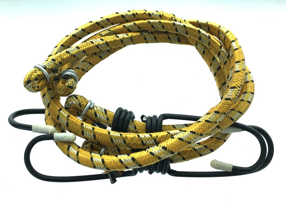Bungee Cords with Hooks 6Pack Super Stretch Superior Strength with Rubber Core