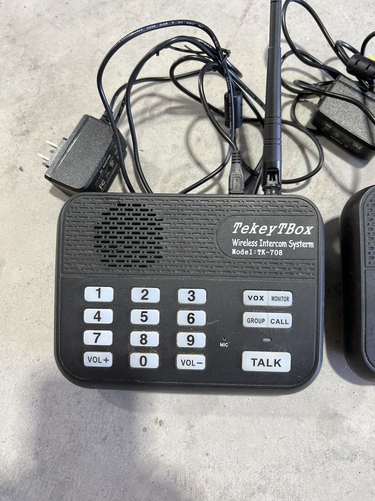 Tekey TBox Wireless Intercom System Model#TK-708