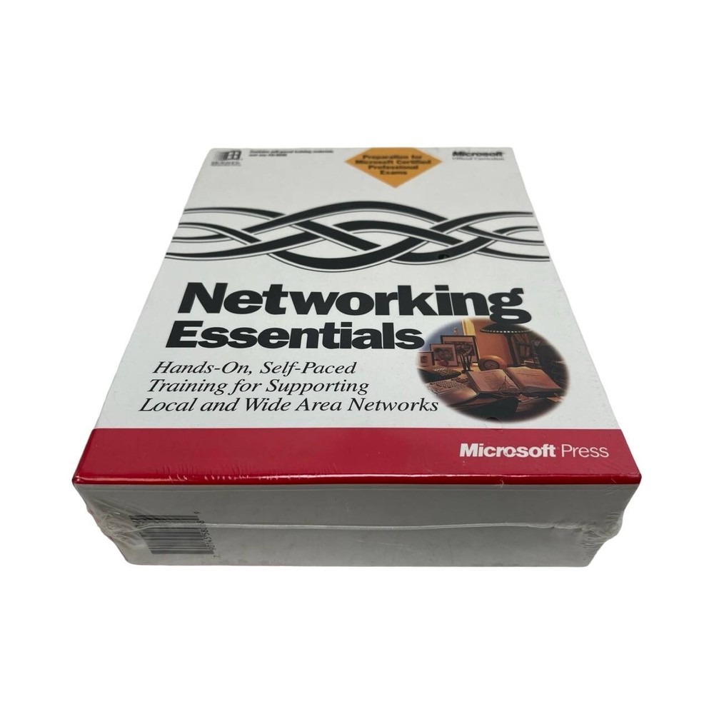 NEW Microsoft Networking Essentials 1996 1st Edition Book & CD Sealed!