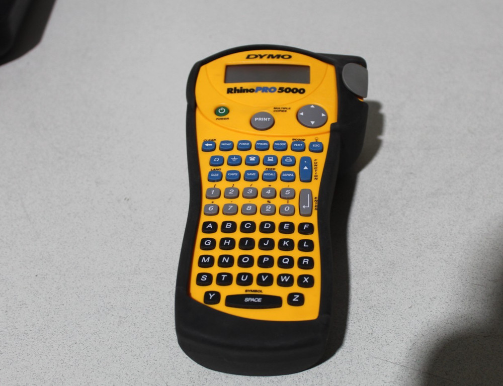 Dymo RhinoPro 5000 Label Maker No A/C Adapter