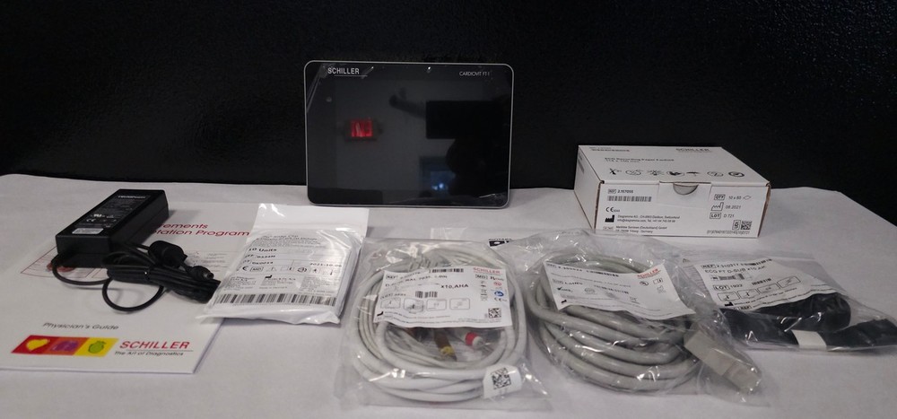 Schiller Cardiovit FT-1 ECG / EKG Open only for Testing