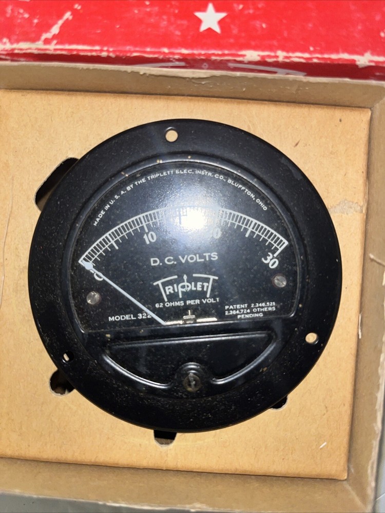 Triplett Meter Model 322 NOB