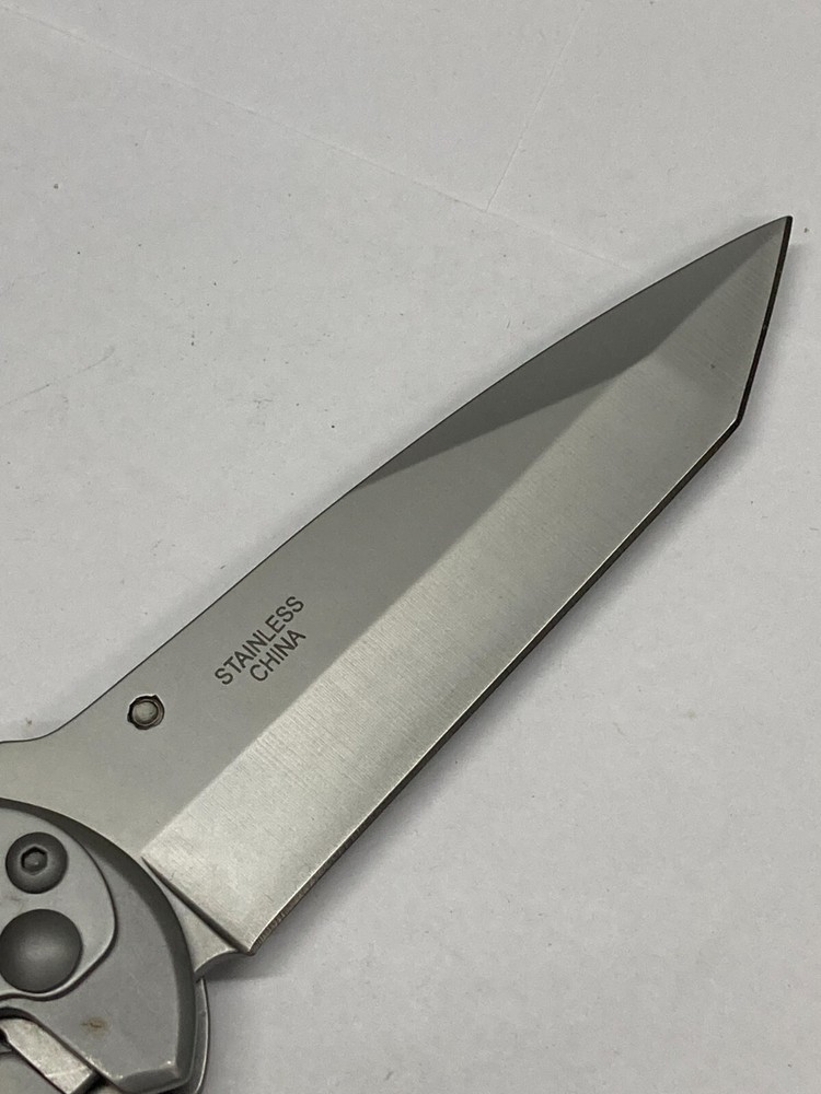 Maple Tactical Folder, Plain Tanto Point, Gray C-2013