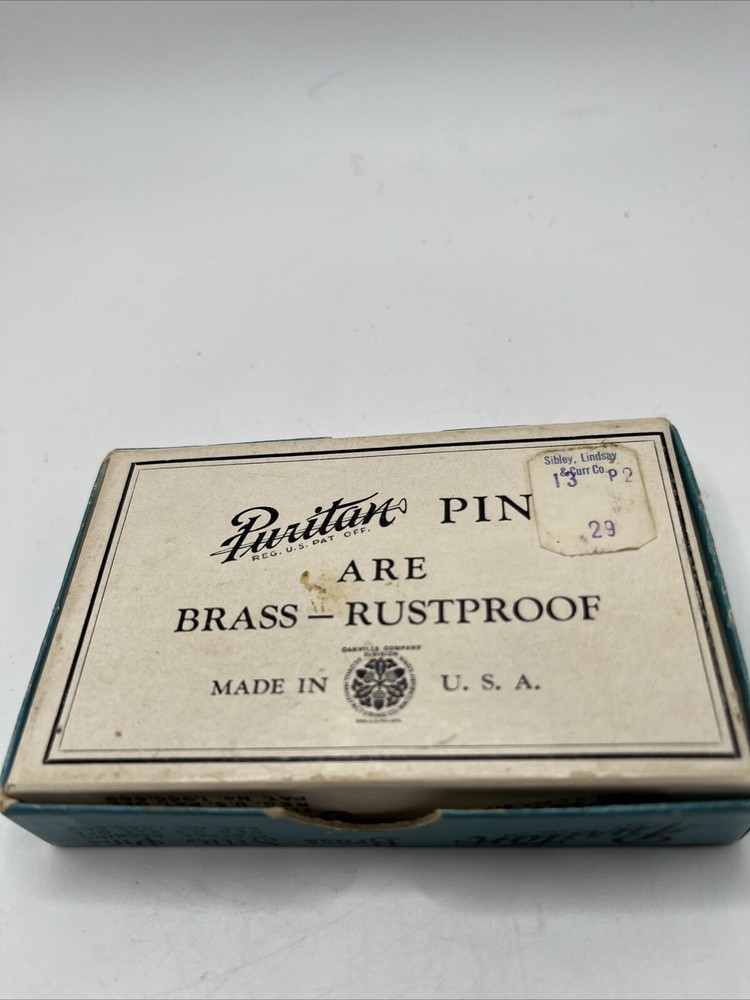 Puritan Silk Pins Vintage