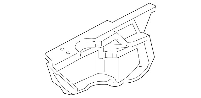 Genuine GM Driver Side Plenum Panel 23491713