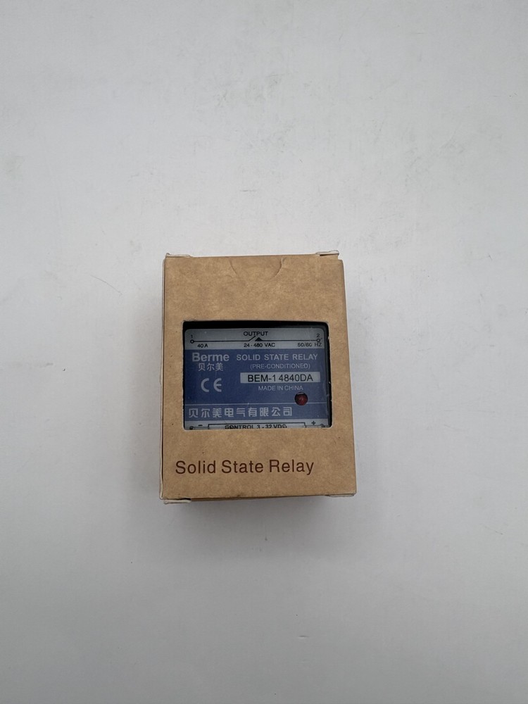 Berme Solid State Relay BEM-14840DA New Open Box