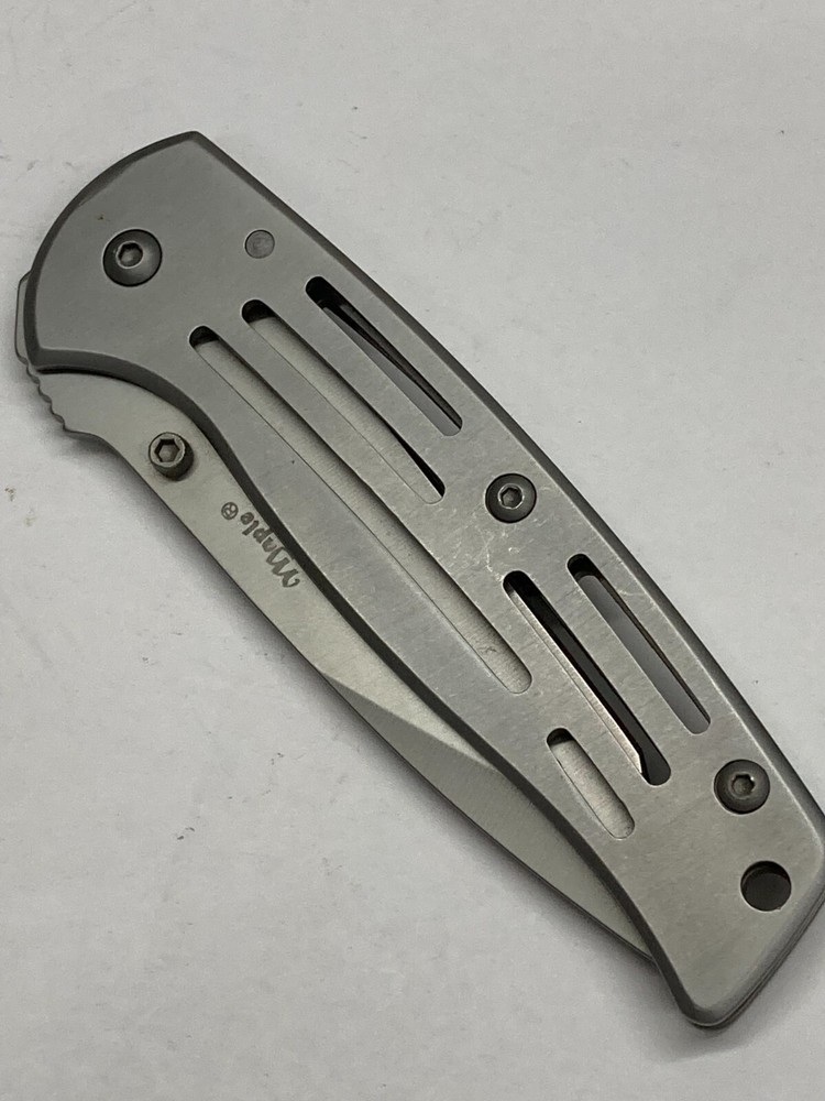 Maple Tactical Folder, Plain Tanto Point, Gray C-2013