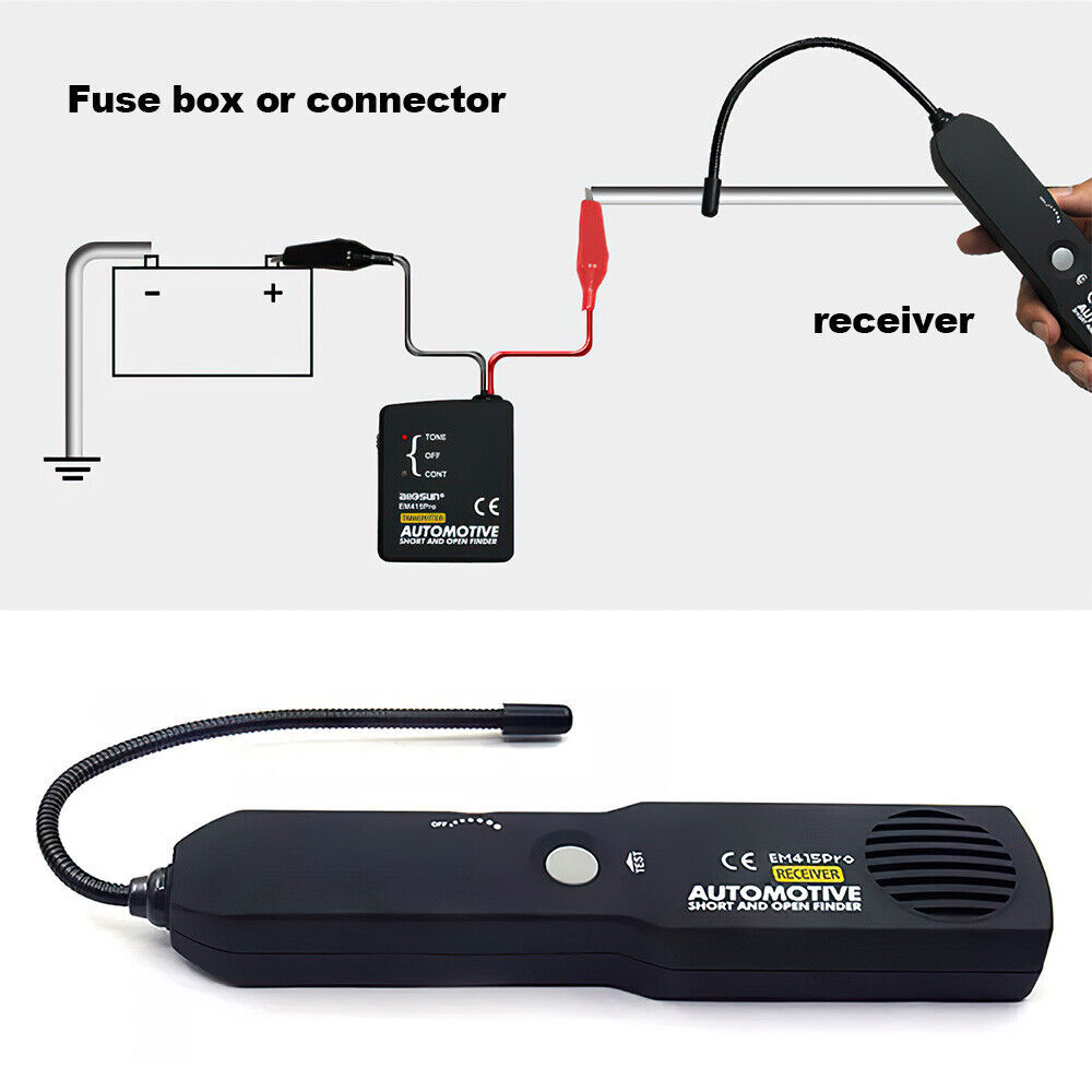 Automotive Short and Open Finder Circuit Tester DC 6-42V Car Wire Tracker Tool