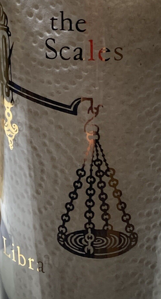 Vintage Horoscope Glass Libra