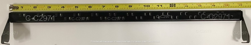 Purex Rear Cable Management Bracket for PUREX Technology 24/48 Patch Panel - NEW