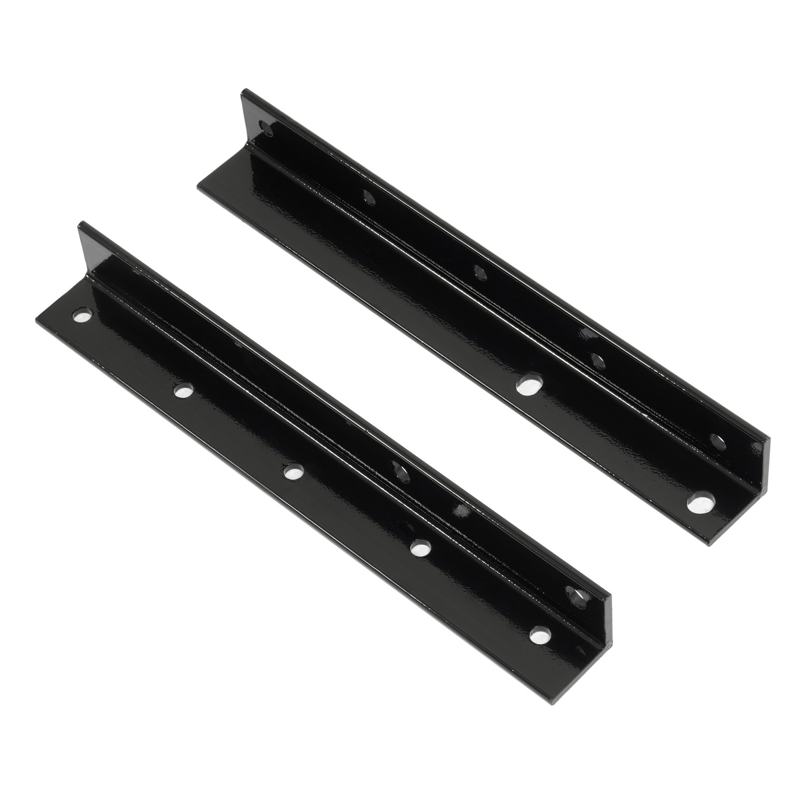 2pcs Black Battery Box Mounting Brackets For Peterbilt 375/378/379/385 1988-2010